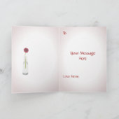 Geburtstags-Blume Karte (Innenseite)