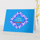 Geburtstags-Blume Karte (Gelbe Blume)