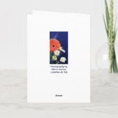 Geburtstags-Blumenblumenstrauß Karte (Rückseite)