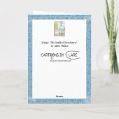 Geburtstags-Cartoon-Grußkarte: Seevögel Karte (Rückseite)