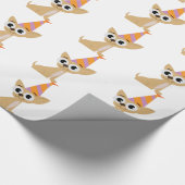 Geburtstags-Chihuahua Geschenkpapier (Ecke)