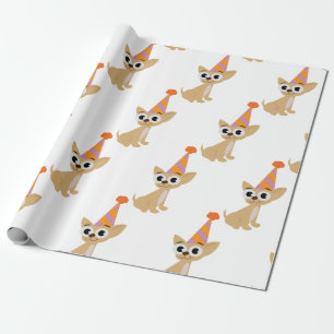 Geburtstags-Chihuahua Geschenkpapier