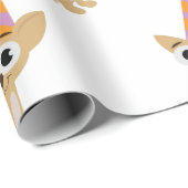 Geburtstags-Chihuahua Geschenkpapier (Rolleneckpunkt)
