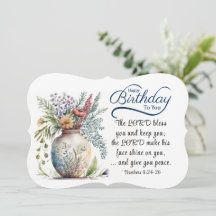 Geburtstags Christliche Bibelkarte Verse Florale K