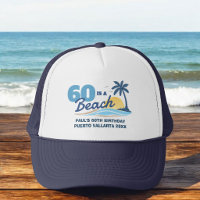 Geburtstags-Crew Retro-Sonnenuntergang-Strand 
