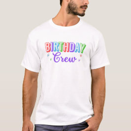 Geburtstags-Crew-T-Shirt T-Shirt