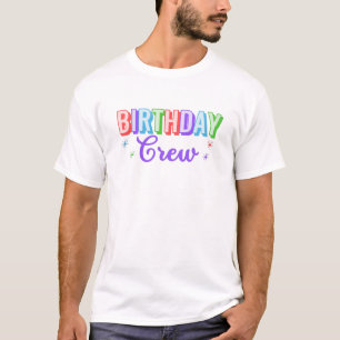 Geburtstags-Crew-T-Shirt T-Shirt