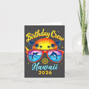 Geburtstags-Crew-Urlaub Hawaii 2026 Kreuzfahrt Som Karte