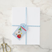 Geburtstags-Cupcake Westie-Geschenketags Geschenkanhänger (Mit Garn)
