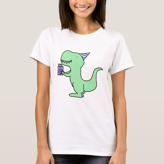 Geburtstags-Dinosaurier T-Shirt (Vorderseite)