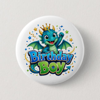 Geburtstags-Drache Prinz Button