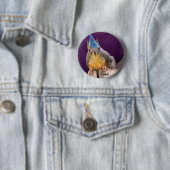 Geburtstags-Eichhörnchen-Foto Button (Beispiel)