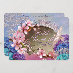 Geburtstags-Einladungen 16. Geburtstag Quinceanera Einladung
