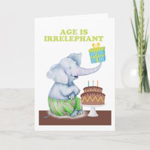 Alles Gute Zum Geburtstag Elefanten Geschenke Zazzle De