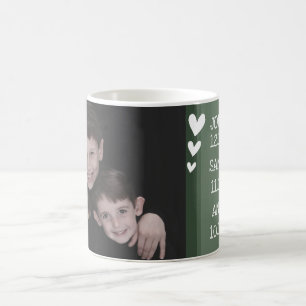 Geburtstags-Erinnerung für Großeltern-Fotovorlage Kaffeetasse