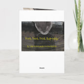 Geburtstags-Erinnerung Karte (Rückseite)