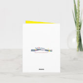 Geburtstags-Fang jeder glänzende Wunsch Karte (Rückseite)