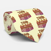 Geburtstags-Feier-70. Geburtstags-Geschenke Krawatte (Gerollt)