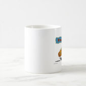 Geburtstags-Fische 100. Kaffeetasse (Mittel)