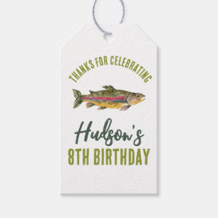 Geburtstags-Fishing-FangerTags Geschenkanhänger
