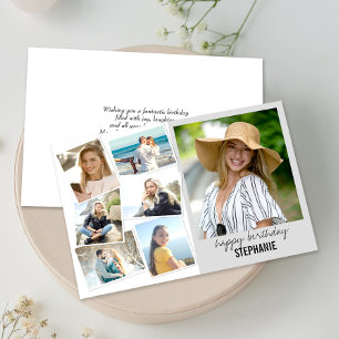 Geburtstags-Foto Collage Benutzerdefinierte Grußka