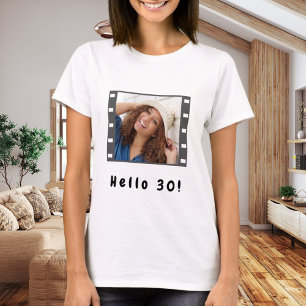 Geburtstags Foto hallo women T-Shirt