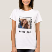 Geburtstags Foto hallo women T-Shirt (Vorderseite)