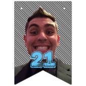 Geburtstags-Foto und Alter Wimpelkette (Zweite Fahne)