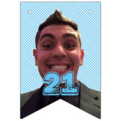 Geburtstags-Foto und Alter Wimpelkette (Dritte Fahne)