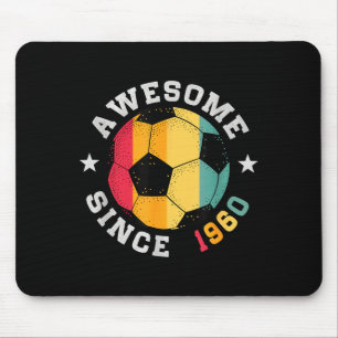 Geburtstags-Fußballspieler 66 Jahre alt Großartig Mousepad