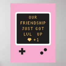 Geburtstags Gameboy Freundschaft Level Auf 
