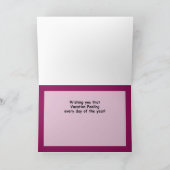 Geburtstags-Gefühl Karte (Innenseite)