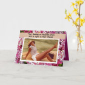 Geburtstags-Gefühl Karte (Gelbe Blume)