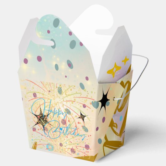 Geburtstags-Geschenkboxen Geschenkschachtel (Geöffnet)