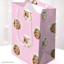 Geburtstags-Geschenktasche mit individuellem Foto