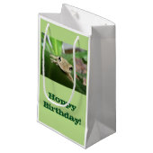 Geburtstags-Geschenktasche, niedlicher kleiner Kleine Geschenktüte (Vorderseite Schrägansicht)