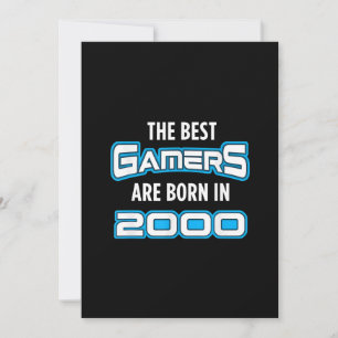 Geburtstags-GeschenkvideoGamer für die 2000er Einladung