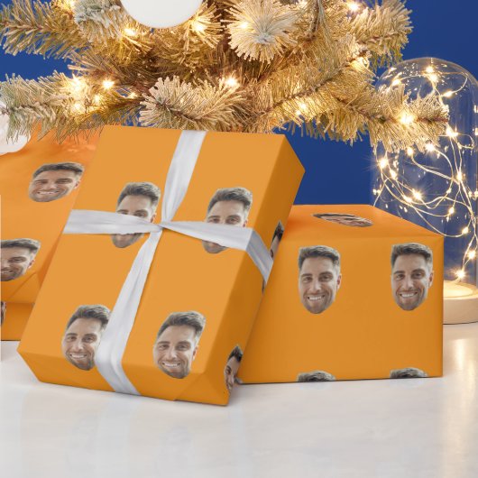Geburtstags-Gesicht-Wrap-Papier Geschenkpapier (Feiertage)