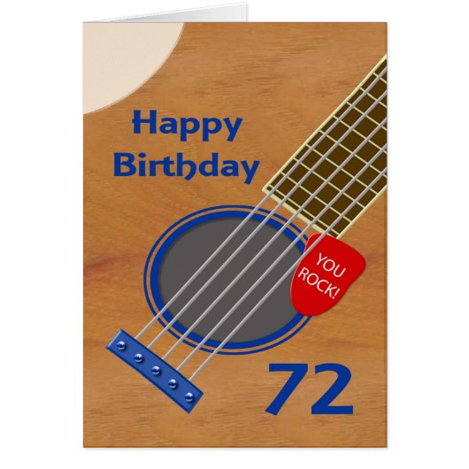 Geburtstags-Gitarrenspieler Geburtstag (Vorne)