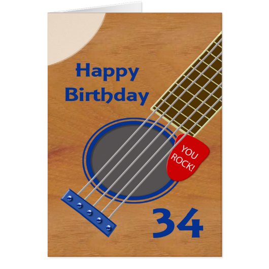 Geburtstags-Gitarrenspieler Geburtstag (Vorne)