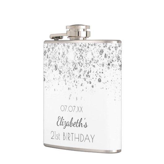 Geburtstags-Glitzer Flachmann (Links)