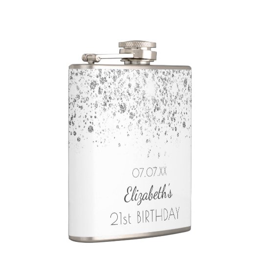 Geburtstags-Glitzer Flachmann (Rechts)