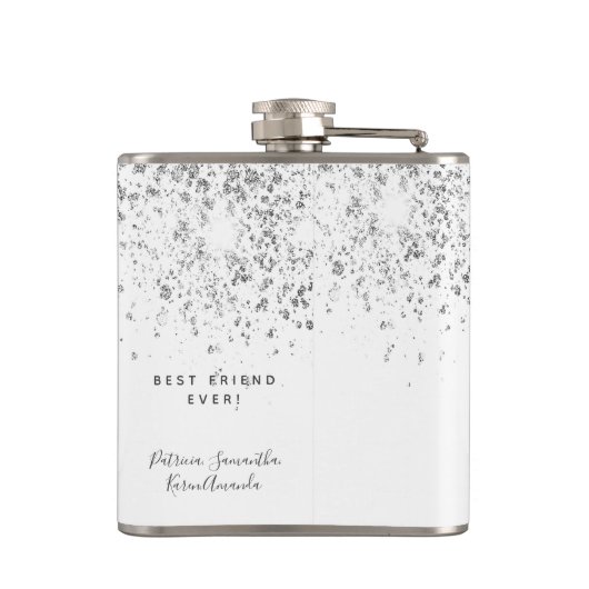 Geburtstags-Glitzer Flachmann (Rückseite)