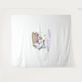 Geburtstags-Glow-Up-Modus Wandteppich (Vorderseite (Horizontal))