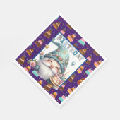 Geburtstags-Gnom Serviette (Ecke)