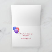 Geburtstags-golden retrieverwelpe karte (Innenseite)