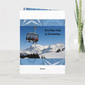 Geburtstags-Grüße - Chateau Chinon, Montreux Karte (Rückseite)