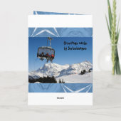 Geburtstags-Grüße - Gletscher, Grindelwald Karte (Rückseite)