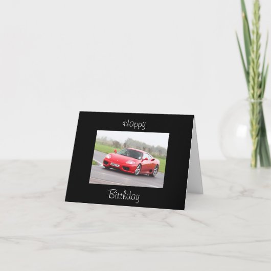 Geburtstags-Grüße Karte (Vorderseite)