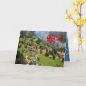 Geburtstags-Grüße - Wengen Karte (Gelbe Blume)